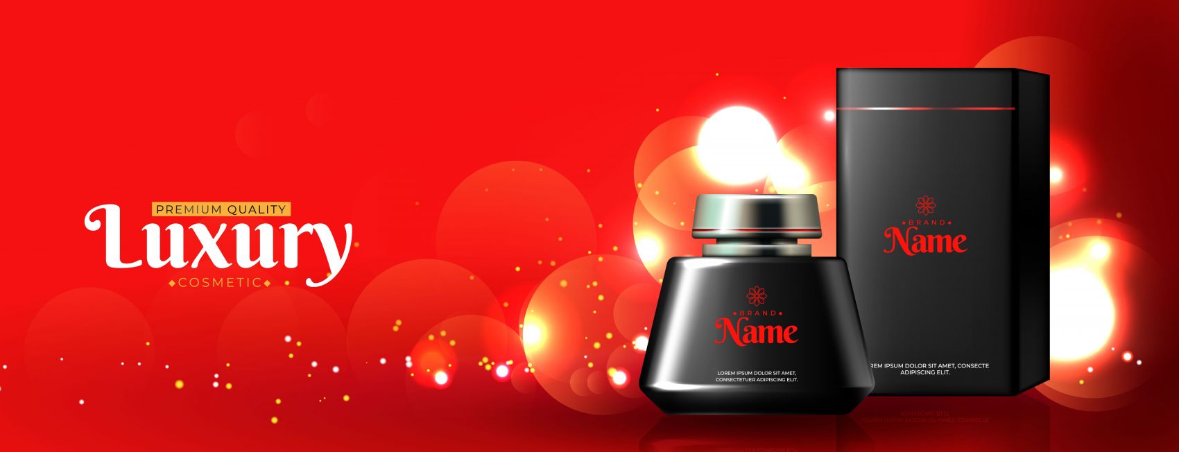 时尚酷黑男士护肤品包装素材下载封面大图