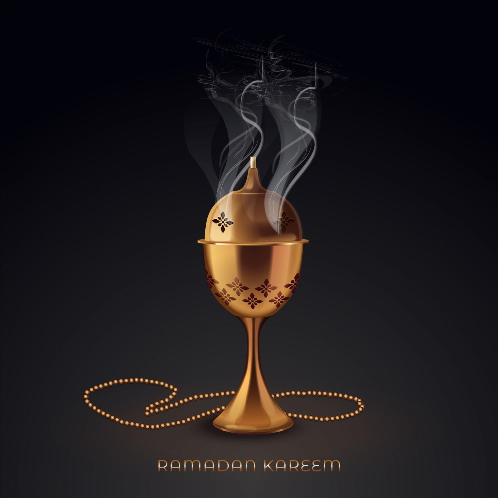 金色现实的斋月贾巴尔元素图片