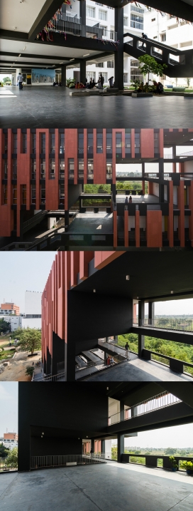 去功能化空间的印度克雷森特大学建筑学院