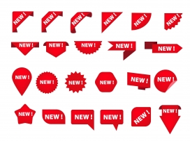 NEW-红色新标签