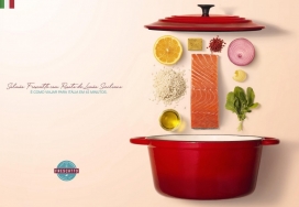 可以找到原始食谱-Frescatto平面广告