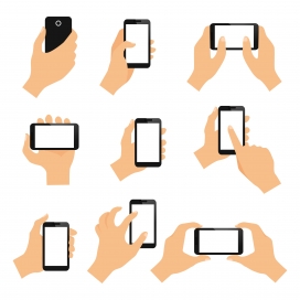 触摸手机屏幕手势设计元素
