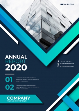 2020建筑企业宣传册AI素材下载