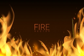 燃烧的熊熊烈火素材