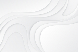 白颜色立体曲线状的层叠块