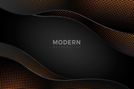 酷炫波浪形打孔背景素材