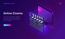 在线电影概念素材下载