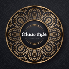 质感豪华铜色花纹图案下载