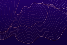 抽象紫色流线曲线背景