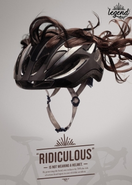 Legend Bikes公益平面广告