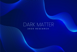 深蓝色波浪曲线背景素材