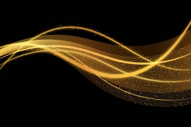 动感的金箔笔刷线条素材下载