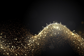 闪亮的曲波概念背景素材下载