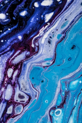 五彩斑斓的液态图