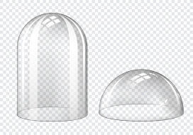 透明圆顶玻璃罩