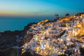 希腊爱情海度假小镇