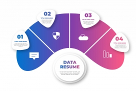 渐变扇形的步骤素材下载