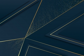 金色打孔镂空细节的深色背景