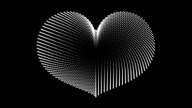 圆点波点爱心拼图