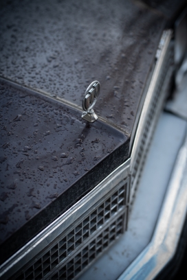 复古的别克汽车立标