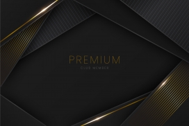 层叠式图形线条背景图素材