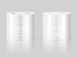 洁白的卫生纸素材