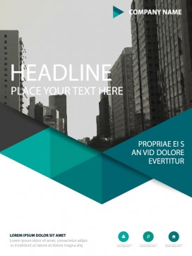 多边形企业手册模板