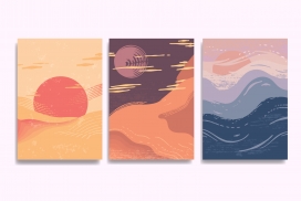 日式风墙壁装饰画素材