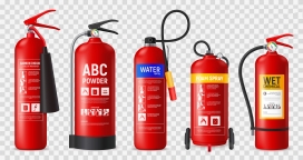 消防灭火器设备素材