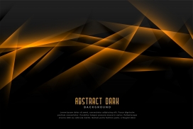 抽象的黑金背景光线背景图
