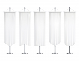 帆布垂直的白色帆布