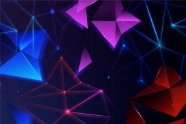 质感钻石菱形科技感十足的素材图