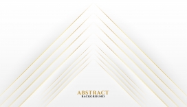 溢价金线白色三角形背景