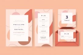 时尚曲线的卡片素材下载