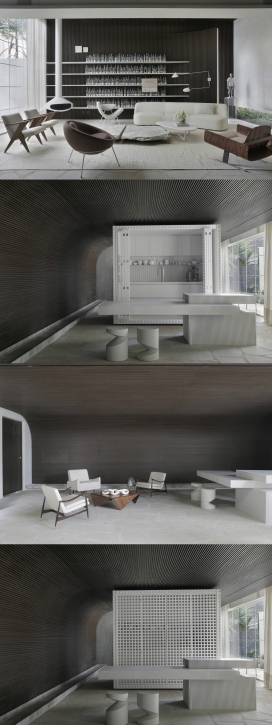 质朴而优雅的极简主义公寓