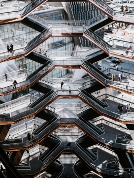 美国哈德逊广场巨型钢结构建筑