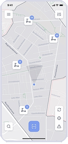 RunBike-电动踏板车共享应用