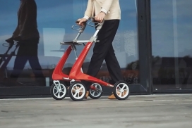 可以握住您手的碳纤维轮滑车