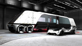 Big Mother Trucker-概念运输跑车的大卡车