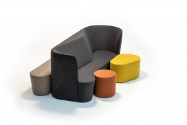 Moroso展示多功能Taba-可用于生活，坐坐，交谈和工作的沙发