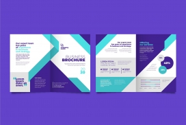 时尚的企业宣传册素材