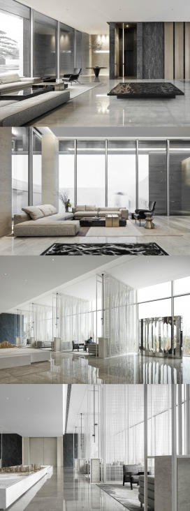 南昌万科纯水岸艺术展廊空间摄影