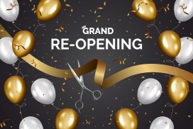 金箔氢气球与白色氢气球图片