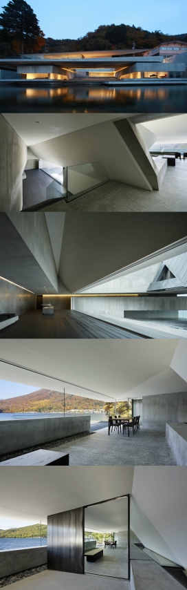 日本640平米的水上屋别墅