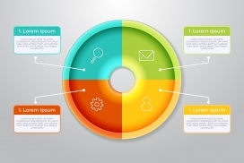 五彩色彩圆形的素材下载