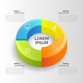 炫彩立体的院校素材