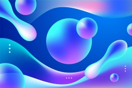 流体渐变抽象背景概念