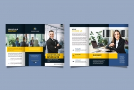 时尚律师类企业宣传册素材