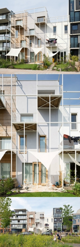荷兰647平米的阳台串联合建住宅