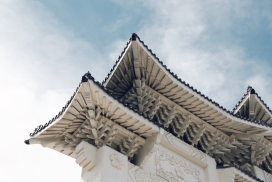中国古式吊角楼建筑